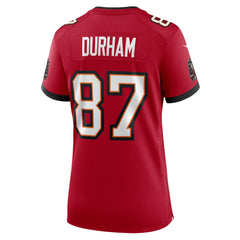 Payne Durham Tampa Bay Buccaneers Women's Game Jersey - Red Jerseys