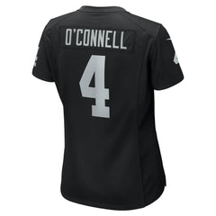Aidan O'Connell Las Vegas Raiders Women's Game Jersey - Black Jerseys