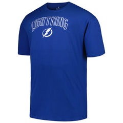 Tampa Bay Lightning Profile Big & Tall Arch Over Logo T-Shirt - Blue | US 200745655