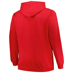 Washington Capitals Profile Big & Tall Arch Over Logo Pullover Hoodie - Red | US 200745667