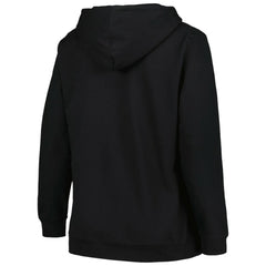 Vegas Golden Knights Profile Women's Plus Size Arch Over Logo Pullover Hoodie - Black | US 200745685
