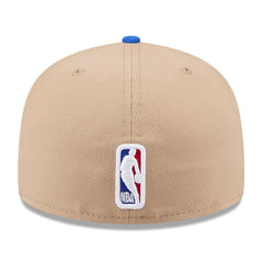 Dallas Mavericks 2024 NBA Draft 59FIFTY Fitted Hat Tan/Blue - New Era
