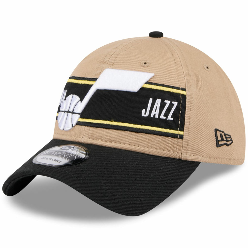 Utah Jazz 2024 NBA Draft 9TWENTY Adjustable Hat Tan/Black - New Era