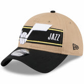 Utah Jazz 2024 NBA Draft 9TWENTY Adjustable Hat Tan/Black - New Era
