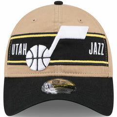 Utah Jazz 2024 NBA Draft 9TWENTY Adjustable Hat Tan/Black - New Era