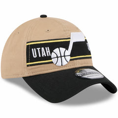 Utah Jazz 2024 NBA Draft 9TWENTY Adjustable Hat Tan/Black - New Era