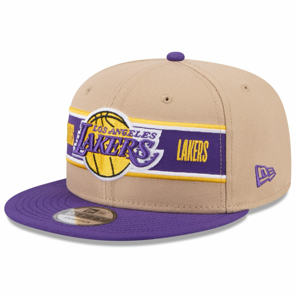 Los Angeles Lakers 2024 NBA Draft 9FIFTY Snapback Hat Tan/Purple - New Era outlet