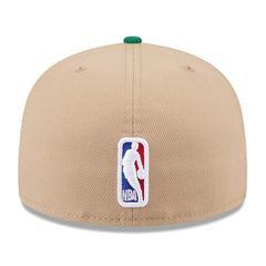Boston Celtics 2024 NBA Draft 59FIFTY Fitted Hat Tan/Kelly Green - New Era