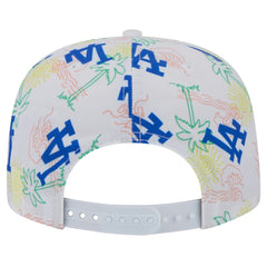 Los Angeles Dodgers New Era Islander Golfer Snapback Hat - White Hats