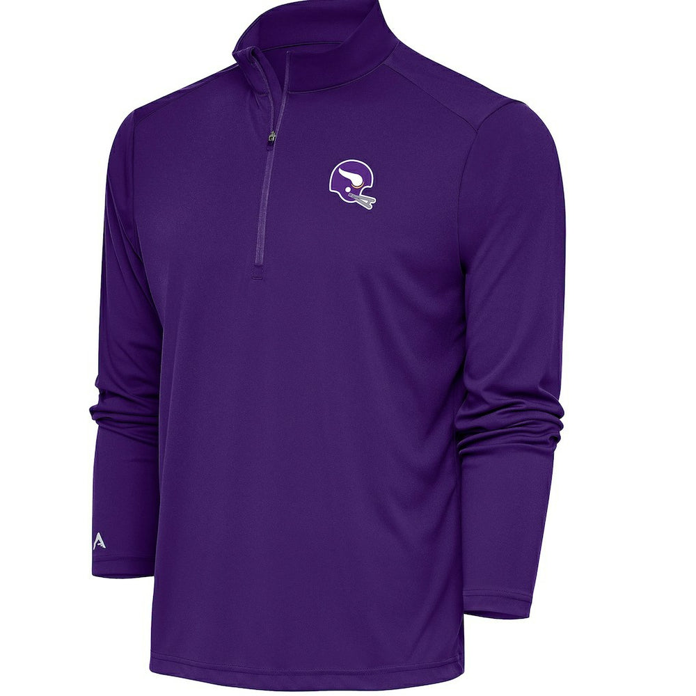 Minnesota Vikings Antigua Tribute Quarter-Zip Pullover Jacket - Purple Pullover