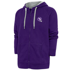 Minnesota Vikings Antigua Victory Full-Zip Hoodie - Purple Hoodies