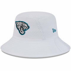 Jacksonville Jaguars New Era Youth 2024 NFL Training Camp Bucket Hat - White Hats