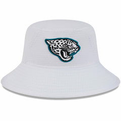 Jacksonville Jaguars New Era Youth 2024 NFL Training Camp Bucket Hat - White Hats