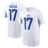 Puka Nacua Los Angeles Rams Player Name & Number T-Shirt - White T-shirts