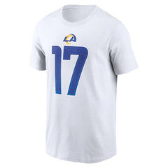 Puka Nacua Los Angeles Rams Player Name & Number T-Shirt - White T-shirts