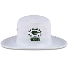 Green Bay Packers New Era 2024 NFL Training Camp Panama Bucket Hat - White Hats