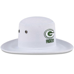 Green Bay Packers New Era 2024 NFL Training Camp Panama Bucket Hat - White Hats