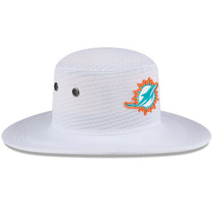 Miami Dolphins New Era 2024 NFL Training Camp Panama Bucket Hat - White Hats