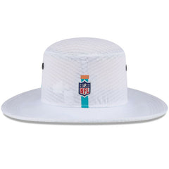 Miami Dolphins New Era 2024 NFL Training Camp Panama Bucket Hat - White Hats