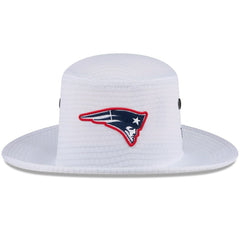New England Patriots New Era 2024 NFL Training Camp Panama Bucket Hat - White Hats