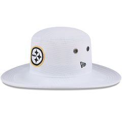 Pittsburgh Steelers New Era 2024 NFL Training Camp Panama Bucket Hat - White Hats