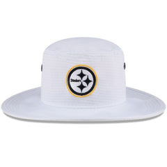 Pittsburgh Steelers New Era 2024 NFL Training Camp Panama Bucket Hat - White Hats