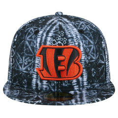 Cincinnati Bengals New Era Shibori 59FIFTY Fitted Hat - Black Hats