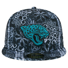 Jacksonville Jaguars New Era Shibori 59FIFTY Fitted Hat - Black Hats