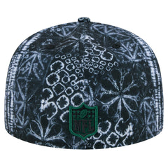 New York Jets New Era Shibori 59FIFTY Fitted Hat - Black Hats