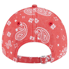San Francisco 49ers New Era Women's Paisley 9TWENTY Adjustable Hat - Scarlet Hats