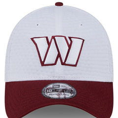 Washington Commanders New Era 2024 NFL Training Camp 39THIRTY Flex Hat - White/Burgundy Hats