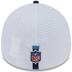 Tennessee Titans New Era 2024 NFL Training Camp 39THIRTY Flex Hat - White/Navy Hats
