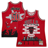 Chicago Bulls x Tats Cru Hardwood Classics Fashion Jersey Red - Mitchell & Ness