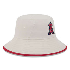 Los Angeles Angels New Era 2024 Fourth of July Bucket Hat - Khaki Hats
