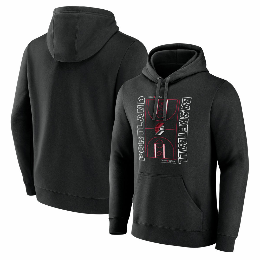 Portland Trail Blazers Michelob Ultra Full Court Pullover Hoodie - Black