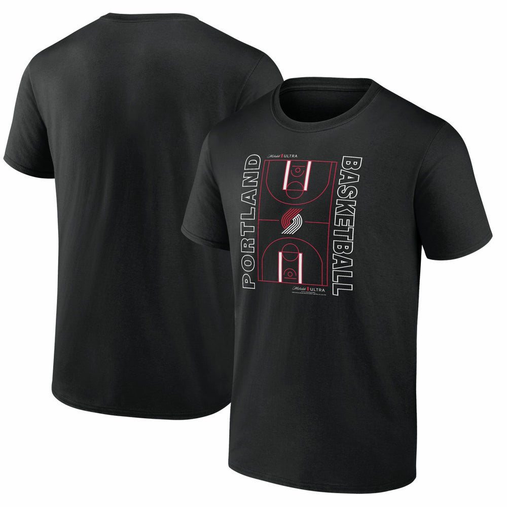 Portland Trail Blazers Michelob Ultra Full Court T-Shirt - Black