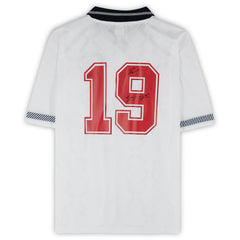Paul Gascoigne England National Team Autographed 1990 Home Jersey - Fanatics discount