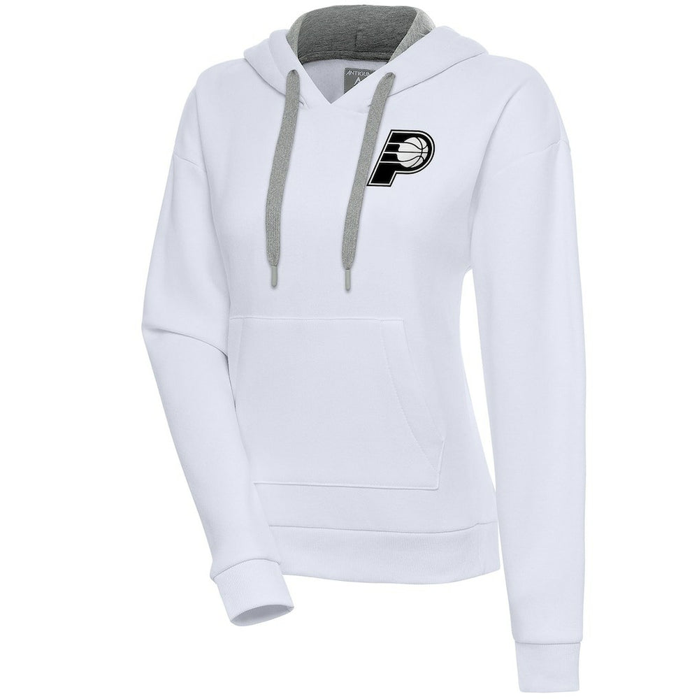 Indiana Pacers Antigua Women's Brushed Metallic Victory Pullover Hoodie - White outlet