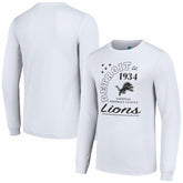 Detroit Lions Starter Arch City Long Sleeve T-Shirt - White T-shirts