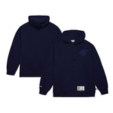 Dallas Mavericks Hardwood Classics Tonal Pullover Hoodie Navy - Mitchell & Ness