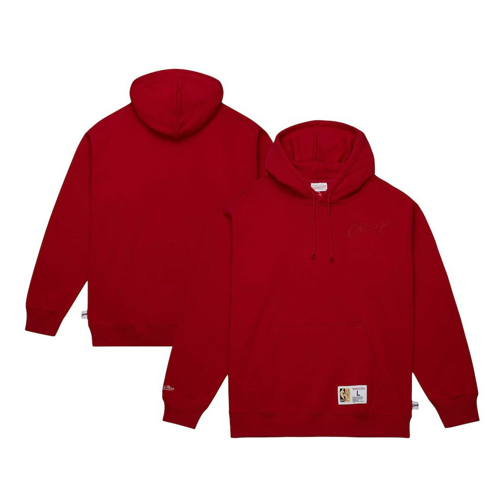 Chicago Bulls Hardwood Classics Tonal Pullover Hoodie Red - Mitchell & Ness