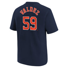 Framber Valdez Houston Astros Nike Youth Name & Number T-Shirt - Navy T-shirts