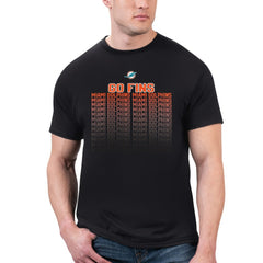 Miami Dolphins Starter Slogan T-Shirt - Black T-shirts