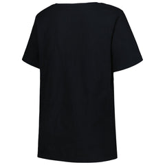 Memphis Grizzlies Profile Women's Plus Size Arch Over Logo V-Neck T-Shirt Black