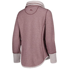 Washington Commanders Women's Sport Sun Fade Full-Zip Sweatshirt - Burgundy Sweatshirts