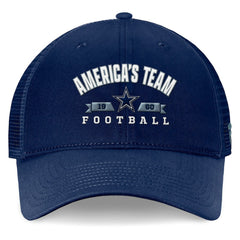 Dallas Cowboys Fundamentals Timeout Trucker Adjustable Hat - Navy Hats