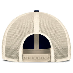 Dallas Cowboys Retro Fundamentals Stripes Trucker Adjustable Hat - Navy/Natural Hats