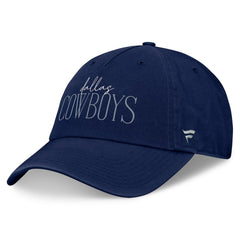 Dallas Cowboys Women's Fundamentals Review Adjustable Hat - Navy Hats