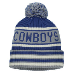 Dallas Cowboys Heritage Blindside Cuffed Knit Hat with Pom - Navy Hats