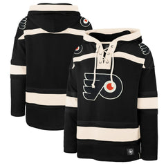 Philadelphia Flyers '47 Superior Lacer Hoodie - Black | US 200852255